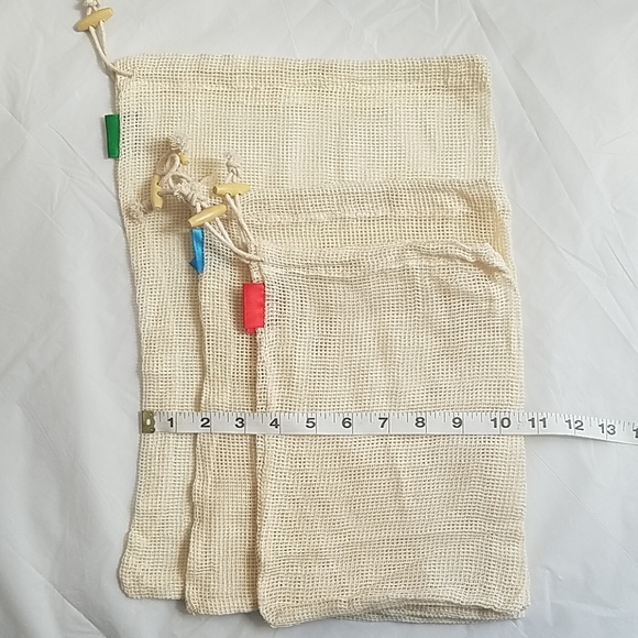 🌞3/$15 NWOT reusable produce shopping bags - Picture 3 of 4